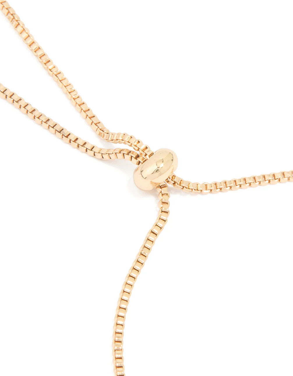 Gold Cubic Zirconia Round Toggle Bracelet - Image 5