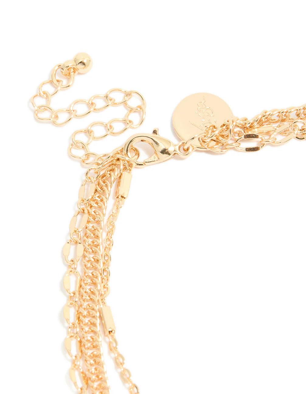 Gold Dumbbell Anklet & Toe Rings Set - Image 3