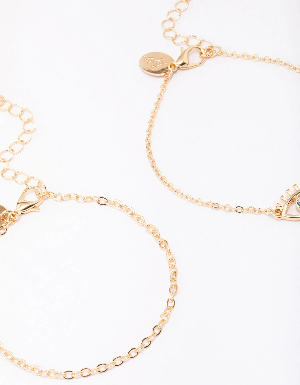 Gold Evil Eye Bracelet 3-Pack - Image 2