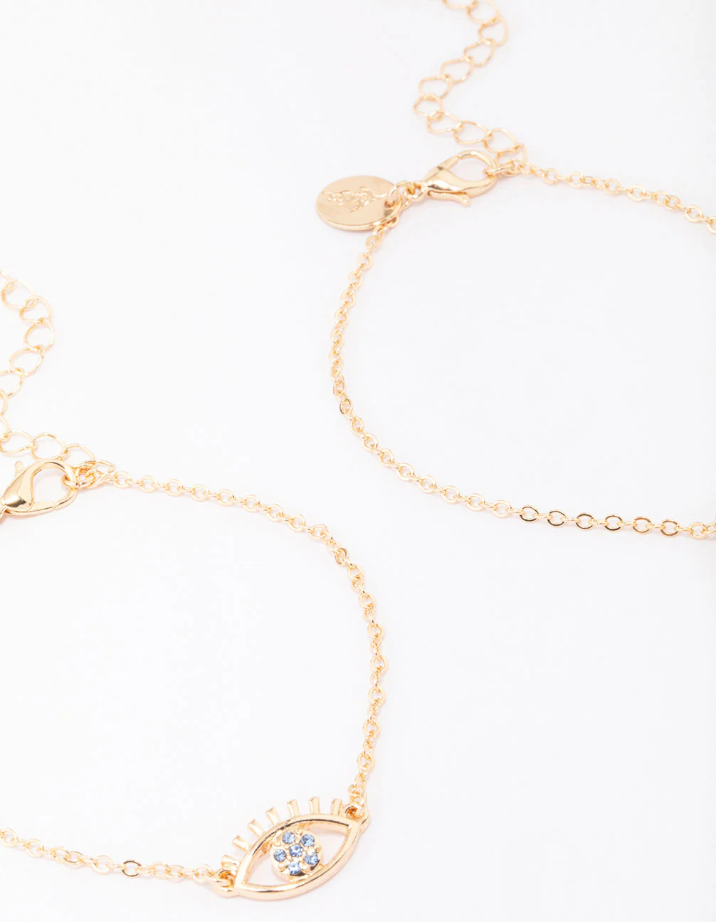 Gold Evil Eye Bracelet 3-Pack - Image 3