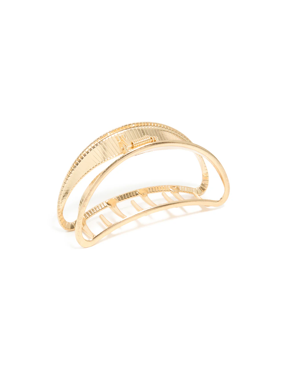 Gold Half Moon Claw Clip - Image 2