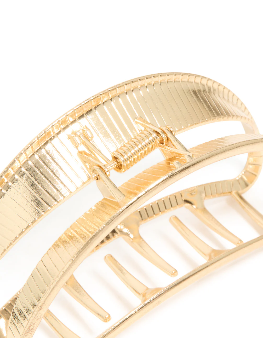 Gold Half Moon Claw Clip - Image 3