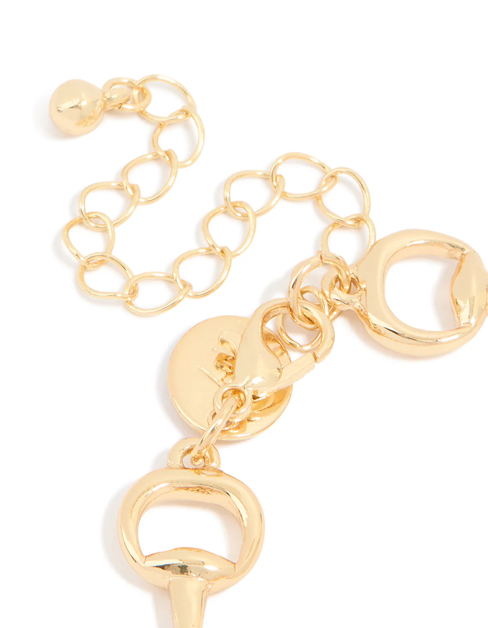 Gold Horsebit Chain Bracelet - Image 5