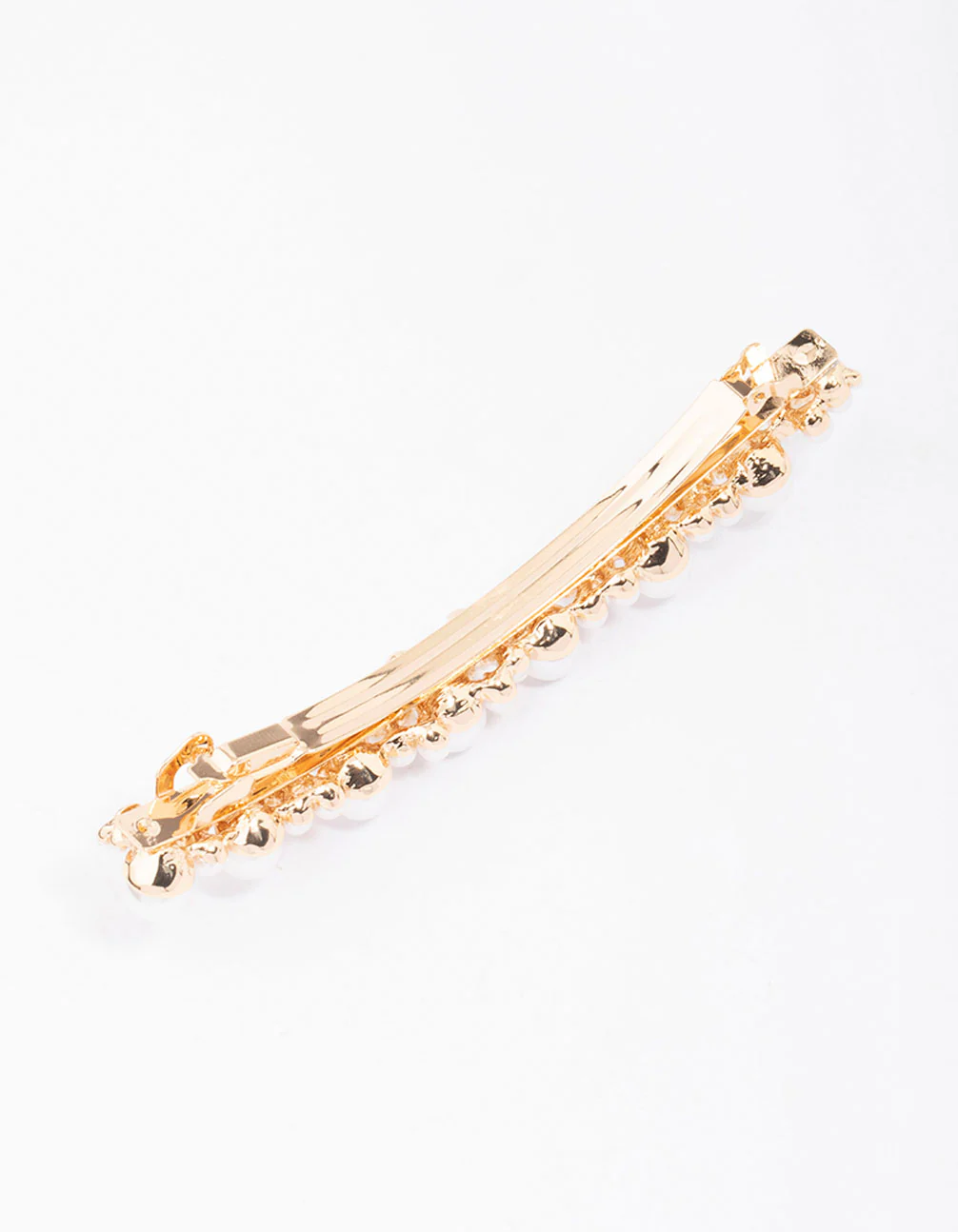 Gold Mixed Pearl Hair Clip - Image 3