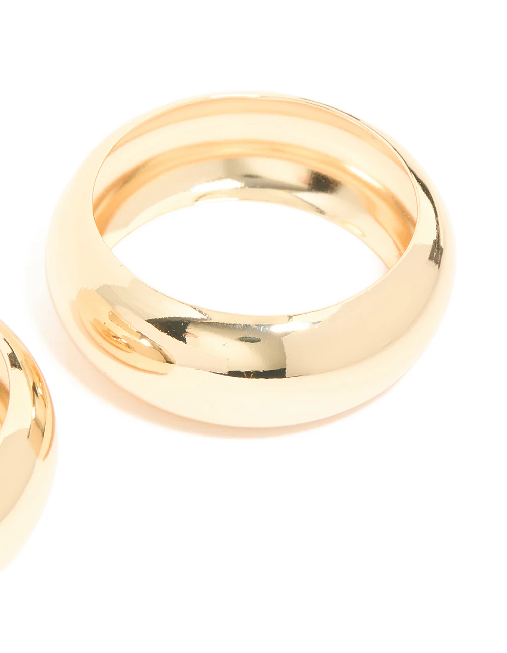 Gold Oversized Bangles 2-Pack - Image 3