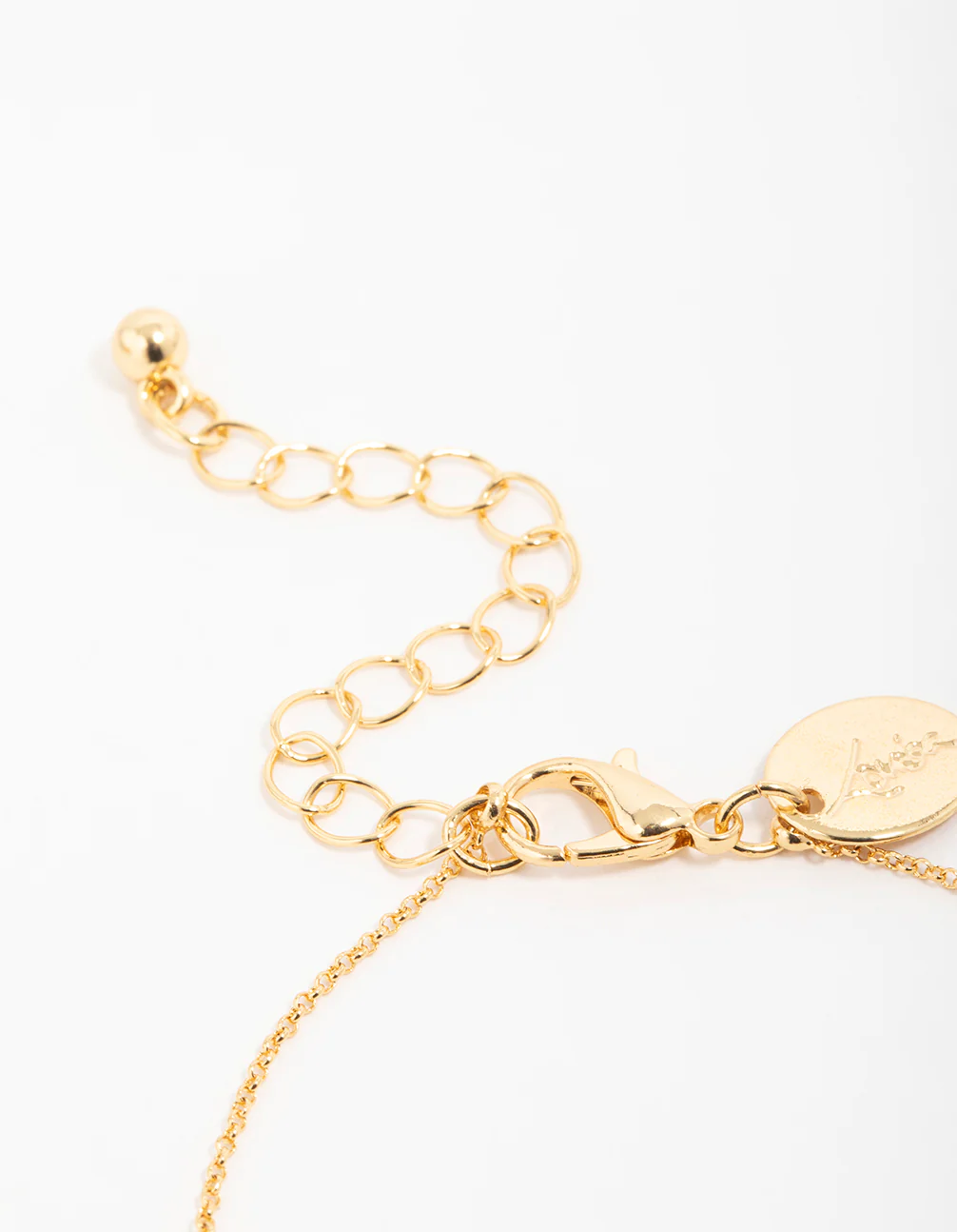Gold Plated Brass Cubic Zirconia Dainty Bracelet - Image 3