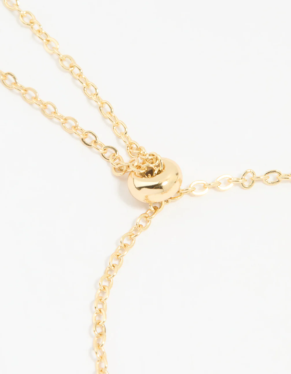Gold Plated Cubic Zirconia Black Triple Flower Bracelet - Image 3