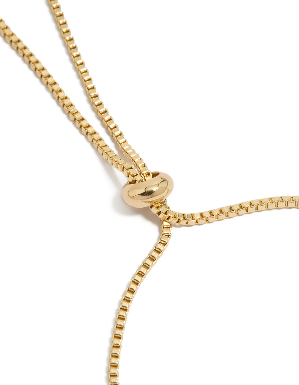 Gold Plated Cubic Zirconia Flower & Pearl Rondell Charms Toggle Bracelet - Image 3