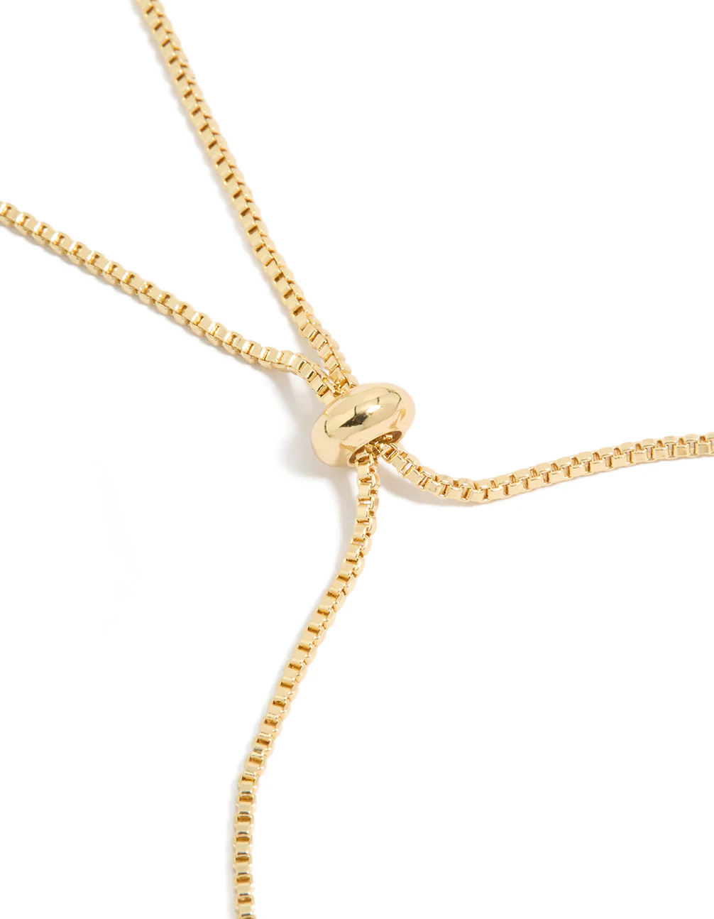 Gold Plated Cubic Zirconia & Plain Flowers Inlay Toggle Bracelet - Image 3