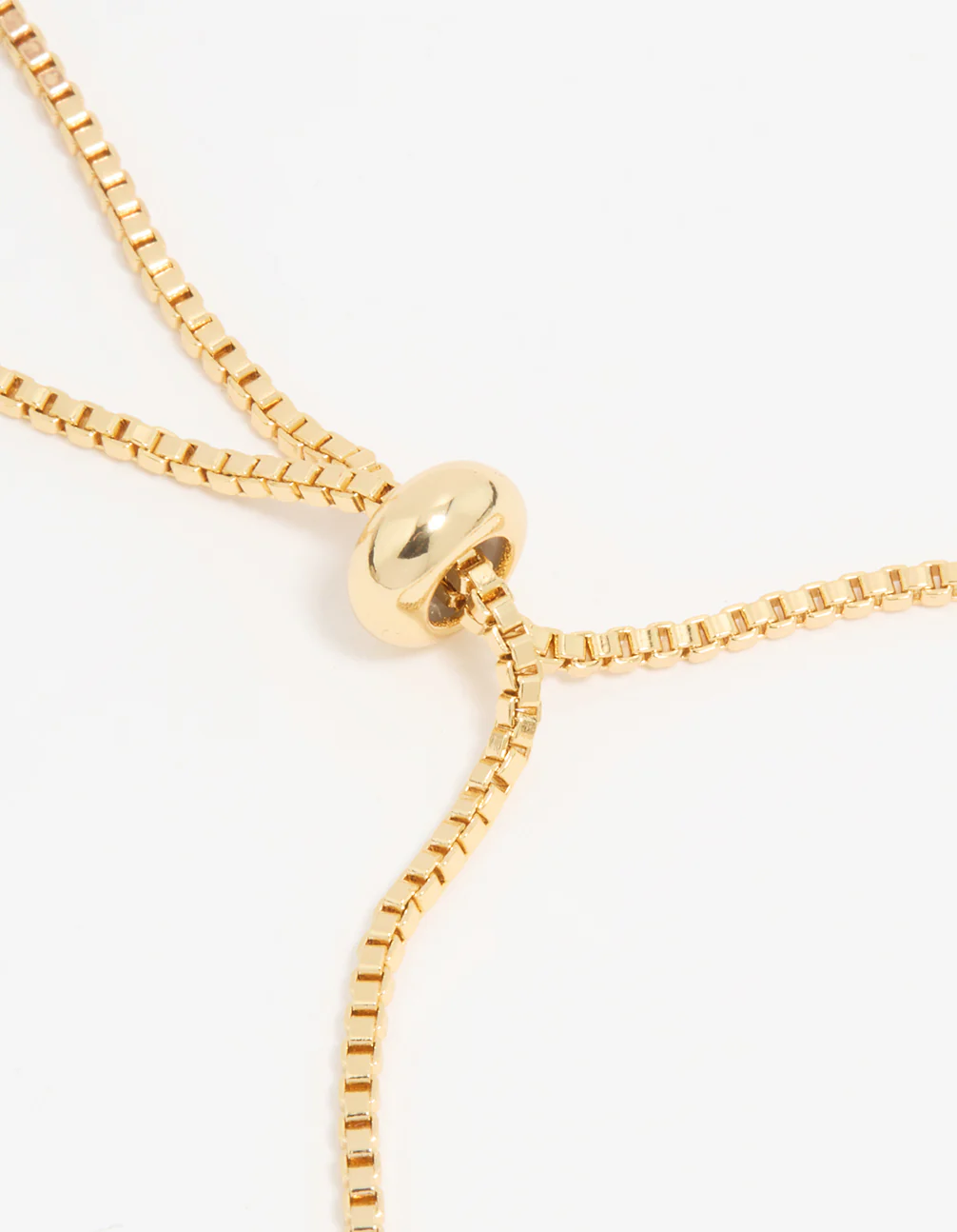 Gold Plated Cubic Zirconia Vine Toggle Bracelet - Image 3