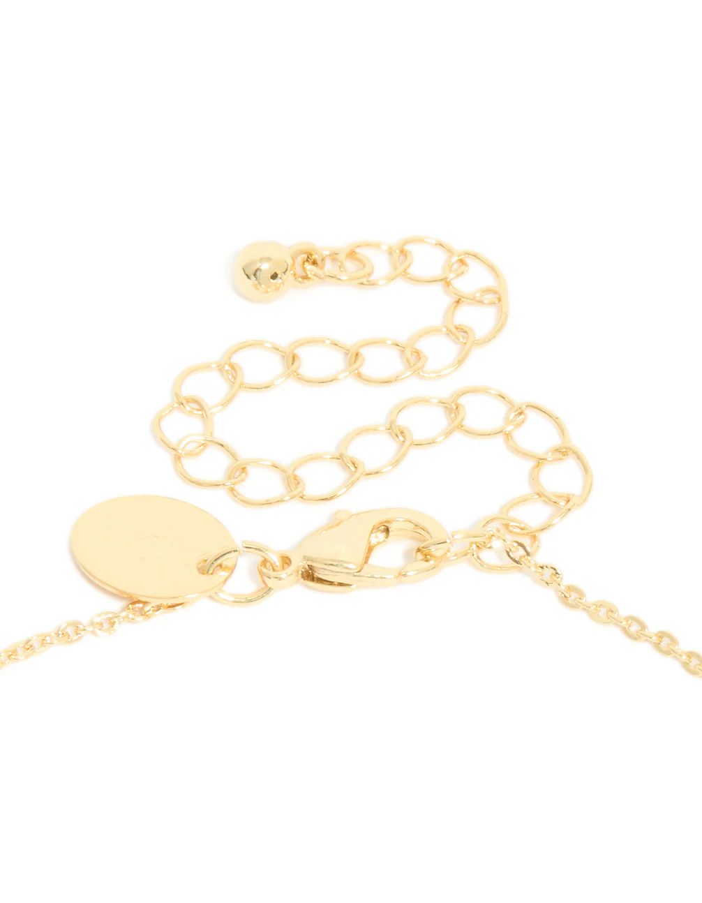Gold Plated Cubic Zirconia Y-Necklace - Image 5