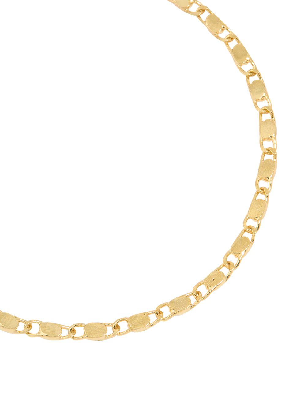 Gold Plated Link Chain Toggle Bracelet - Image 2