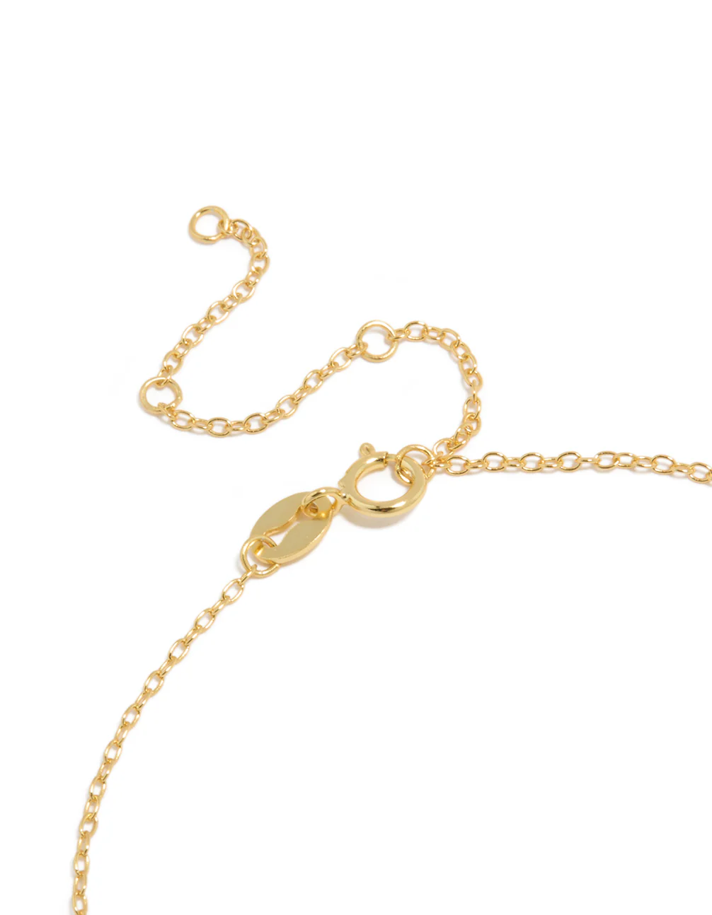 Gold Plated Sterling Silver Cubic Zirconia Letter L Bracelet - Image 5