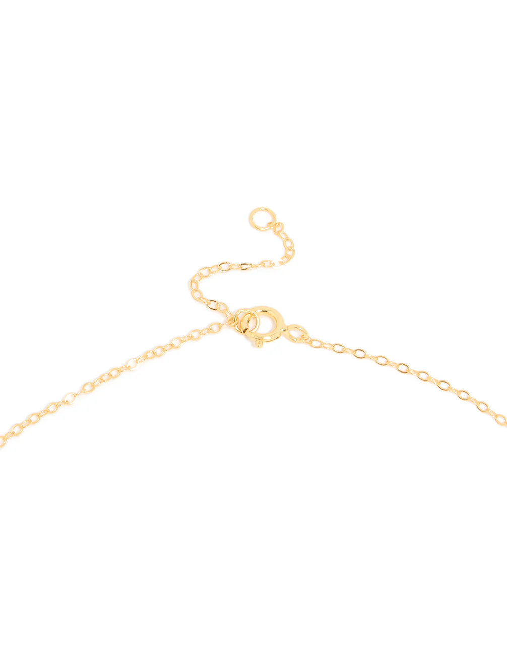 Gold Plated Sterling Silver Tiny Pearl Pendant Necklace - Image 5