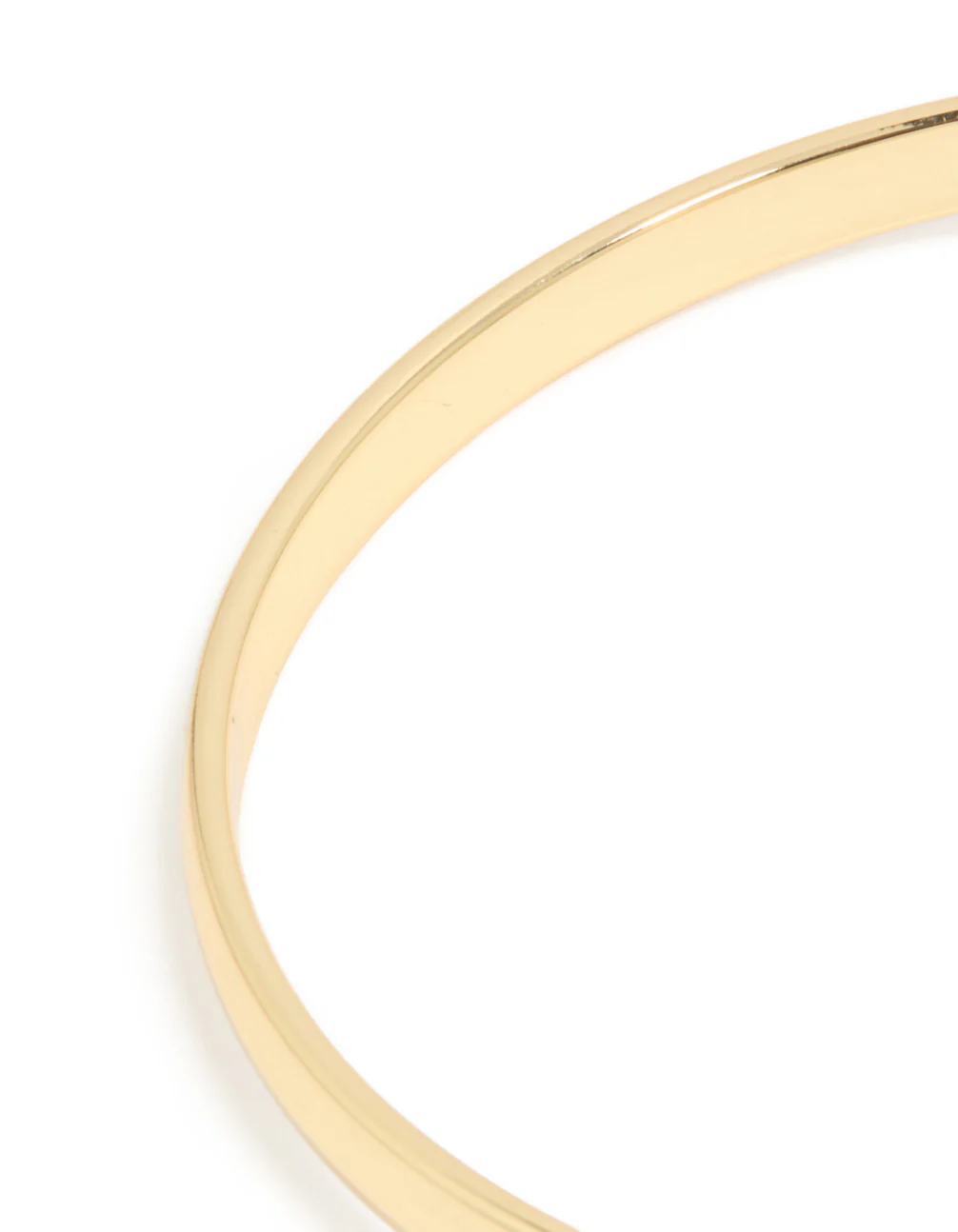 Gold Plated Teardrop Wrap Bangle - Image 5
