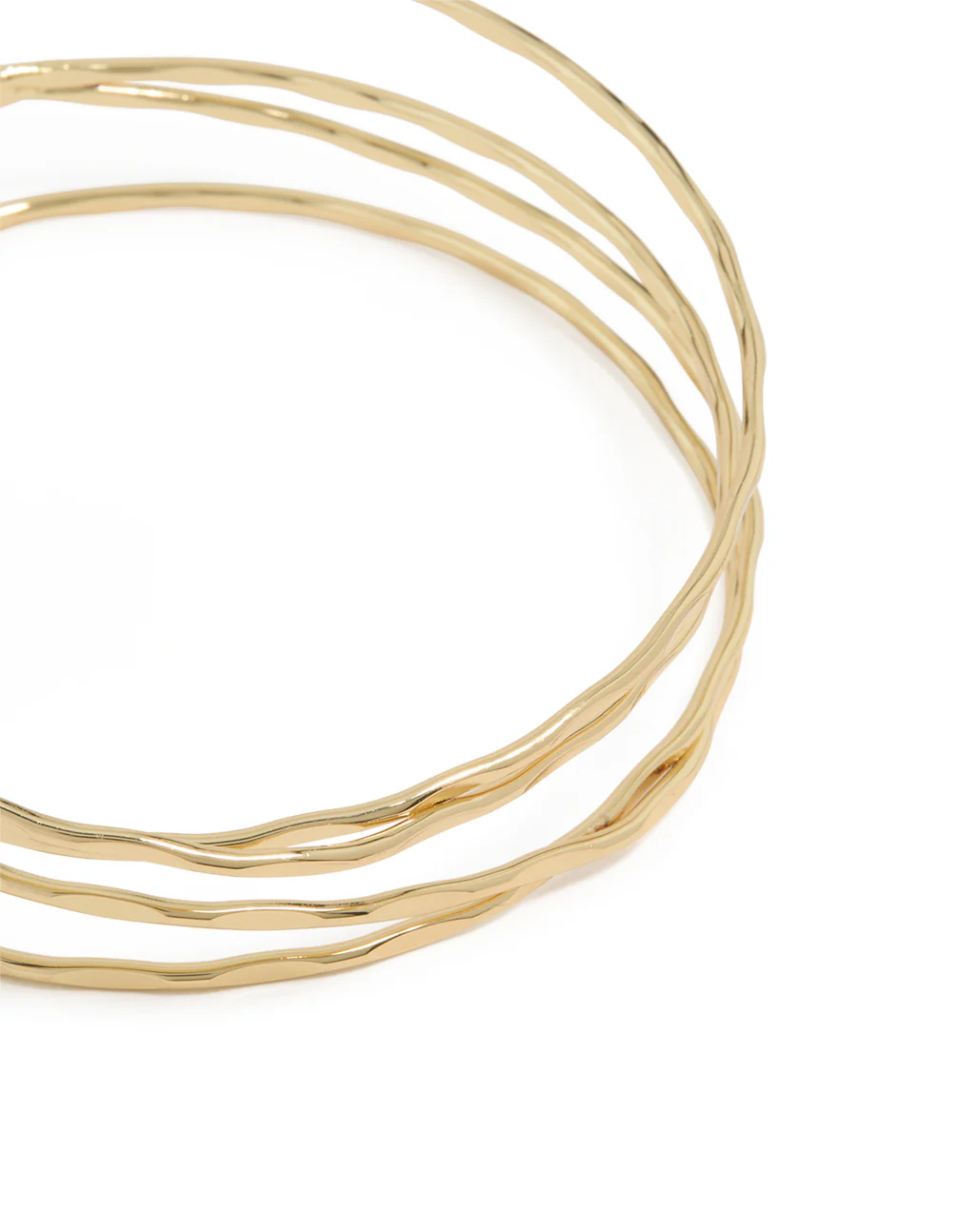 Gold Plated Wire Arm Cuff - Image 2