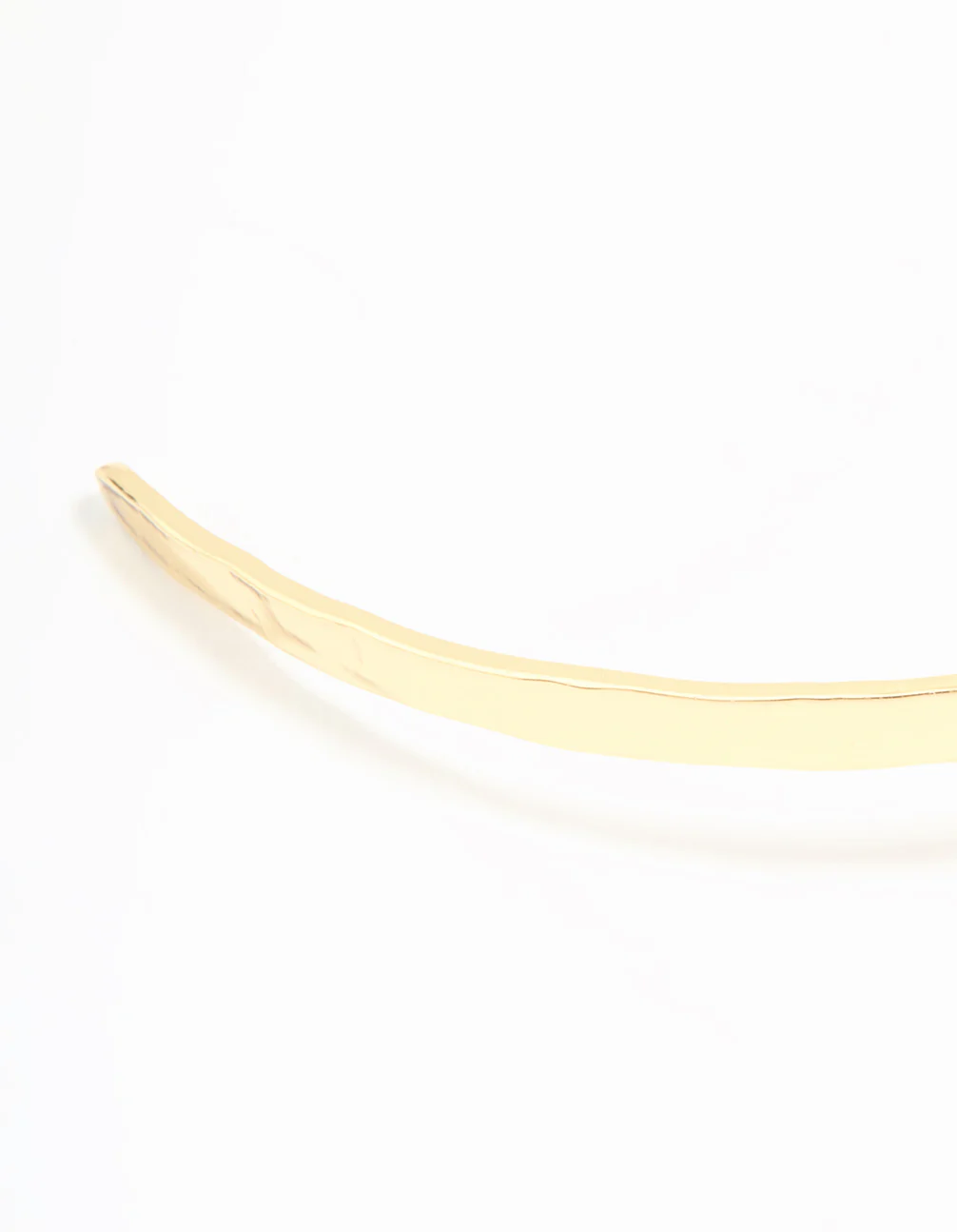 Gold Simple Swirl Arm Cuff - Image 2