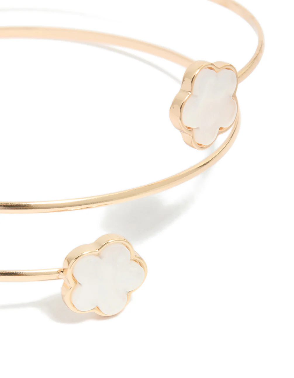 Gold Small Flower Arm Cuff - Image 2