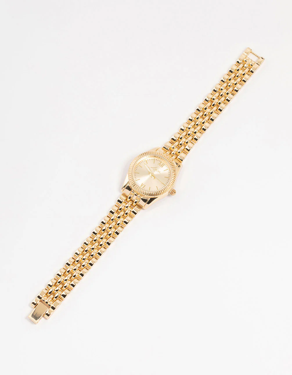 Gold Small Round Watch