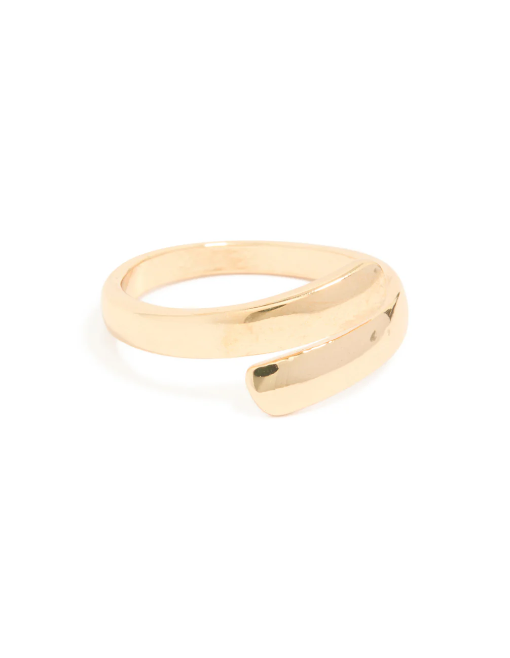 Gold Smooth Wrap Ring - Image 2