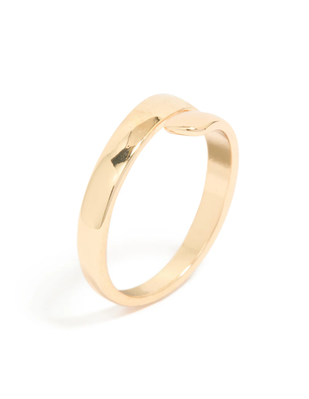 Gold Smooth Wrap Ring - Image 4