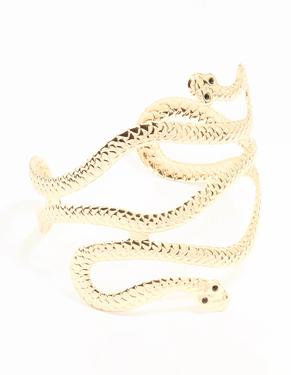 Gold Snake Large Arm Cuff
