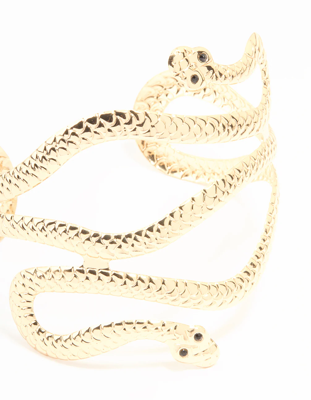 Gold Snake Large Arm Cuff - Image 2