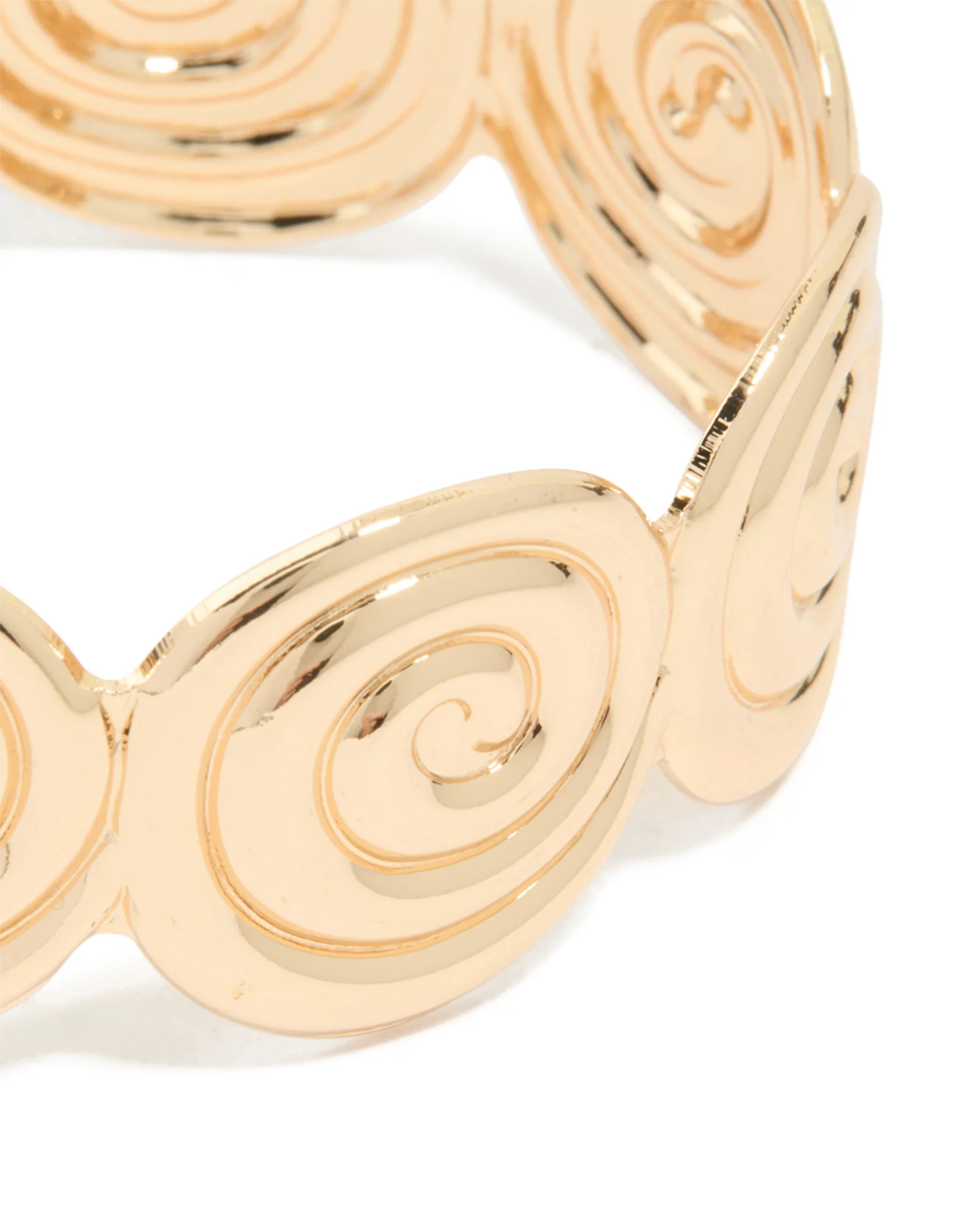 Gold Spiral Wrist Cuff - Image 4