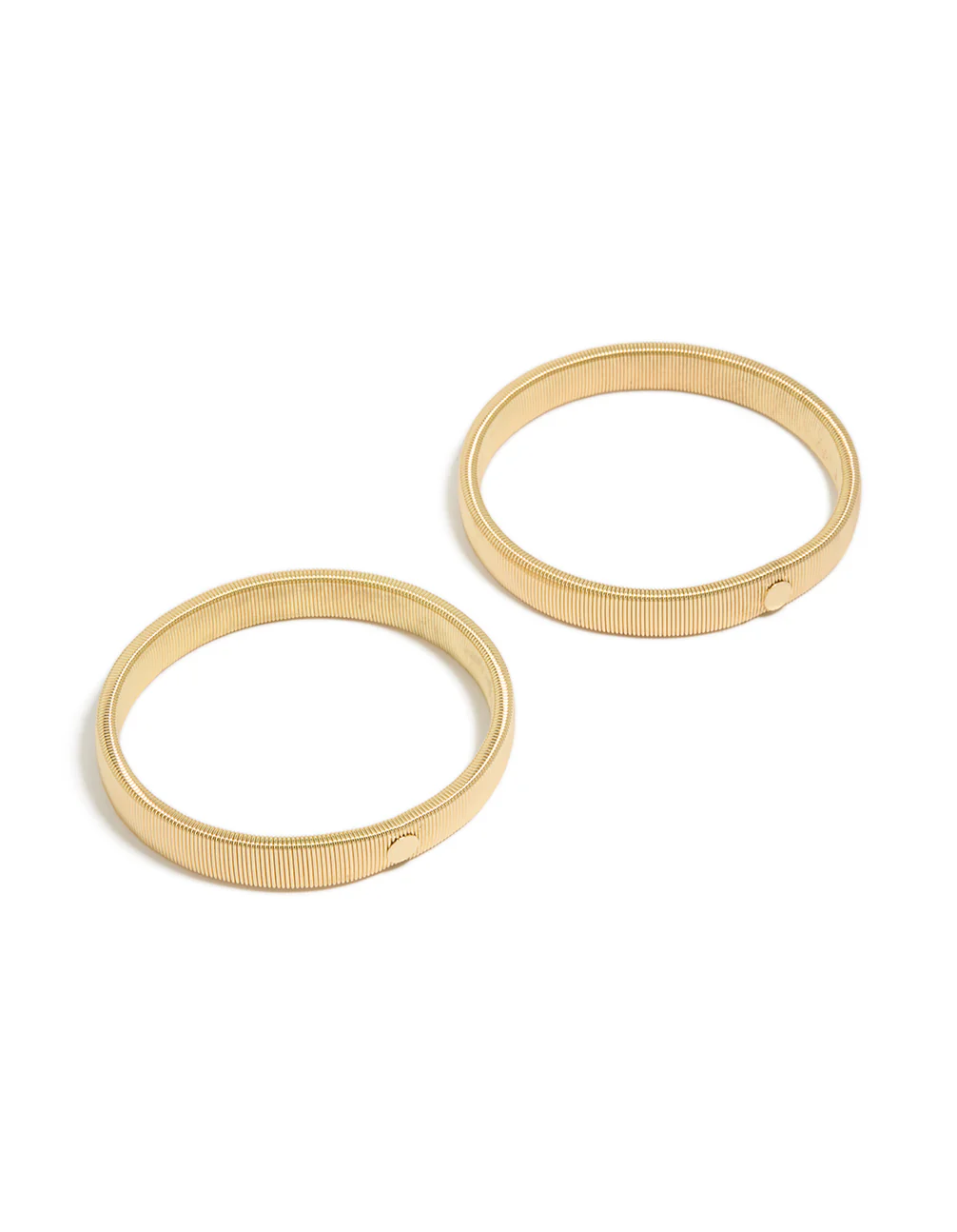 Gold Stretch Sleeve Garters 2-Pack