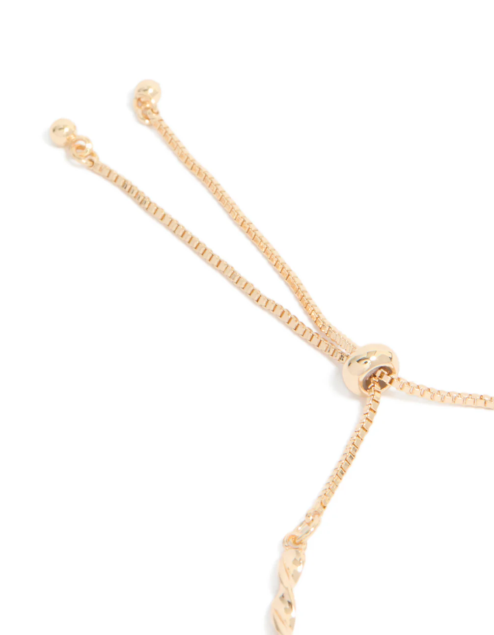 Gold Twisted Chain Celestial Charm Toggle Bracelet - Image 5