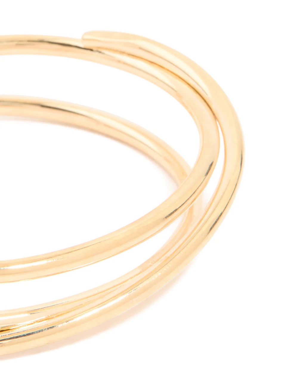 Gold Wire Lines Wrist Cuff - Image 4