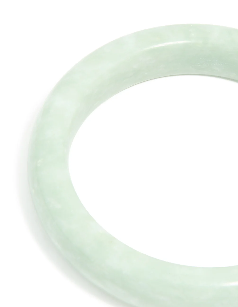 Green Jade Stone Bangle - Image 3