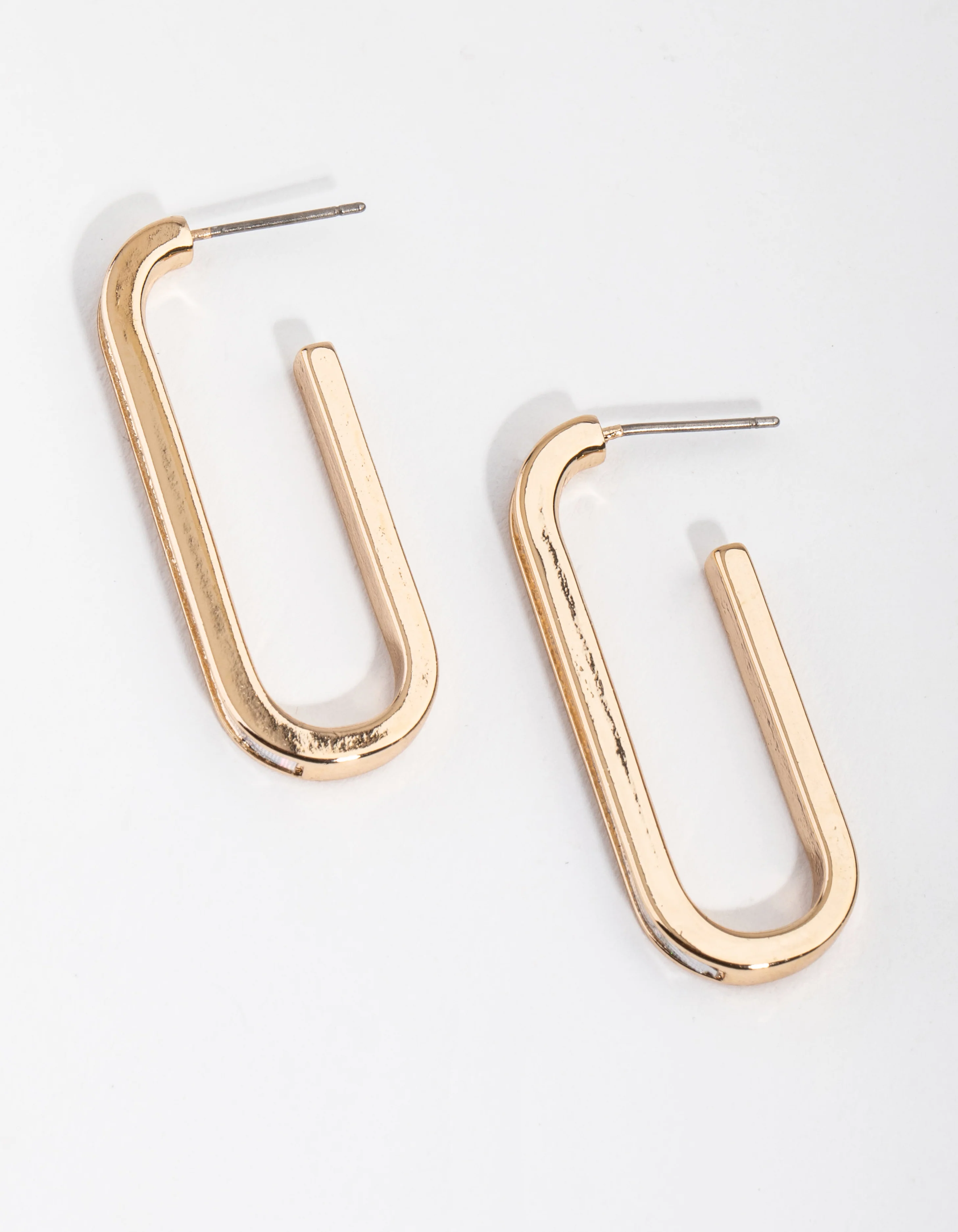 Gold Holographic Hoop Earrings - Image 2