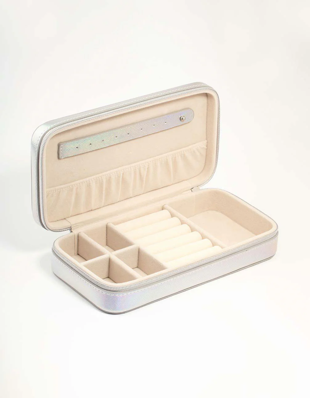 Holographic PU Leather Rectangle Jewellery Box