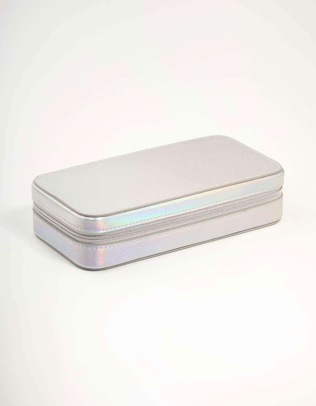 Holographic PU Leather Rectangle Jewellery Box - Image 3
