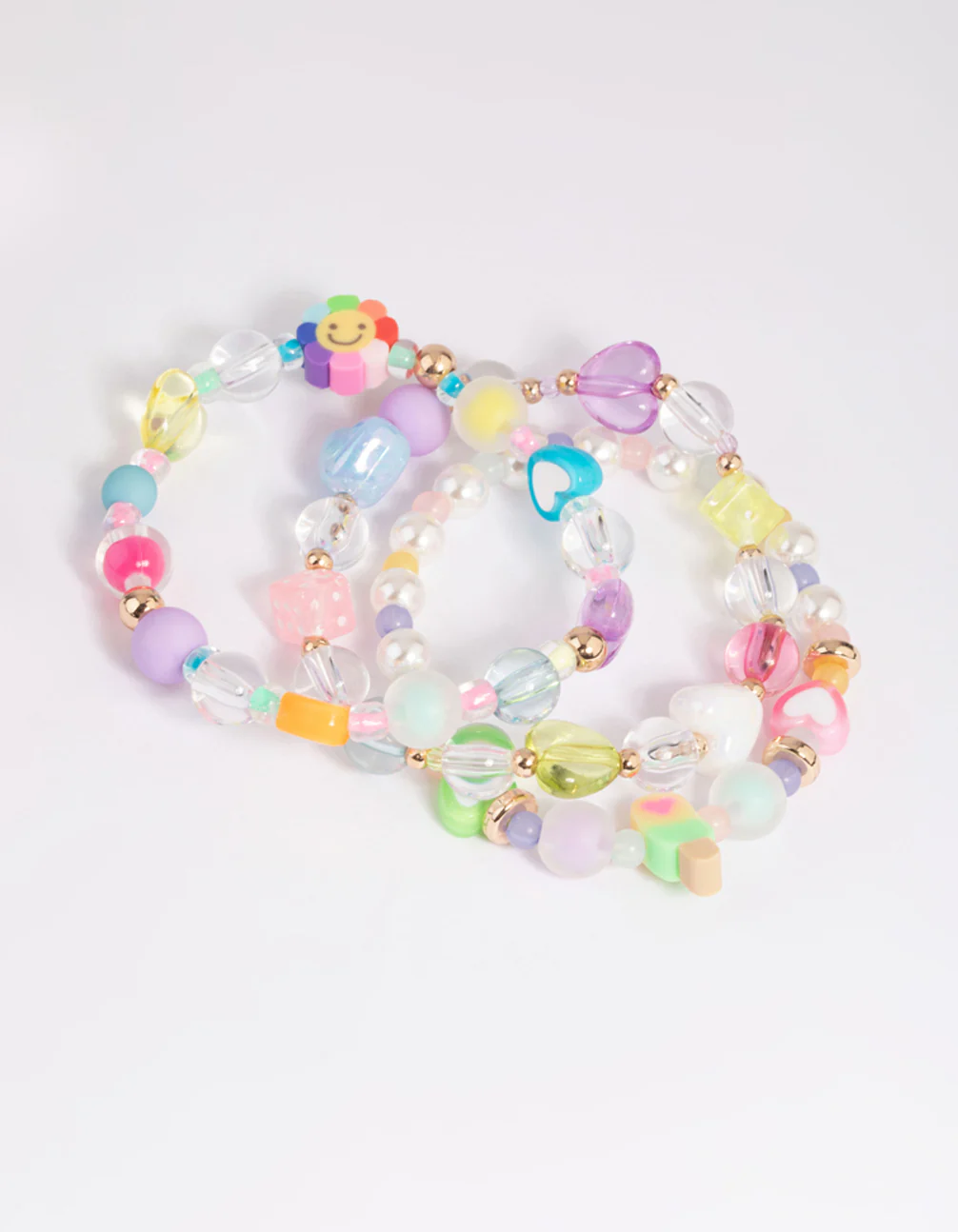 Kids Pastel 90s Strech Bracelet Pack - Image 3