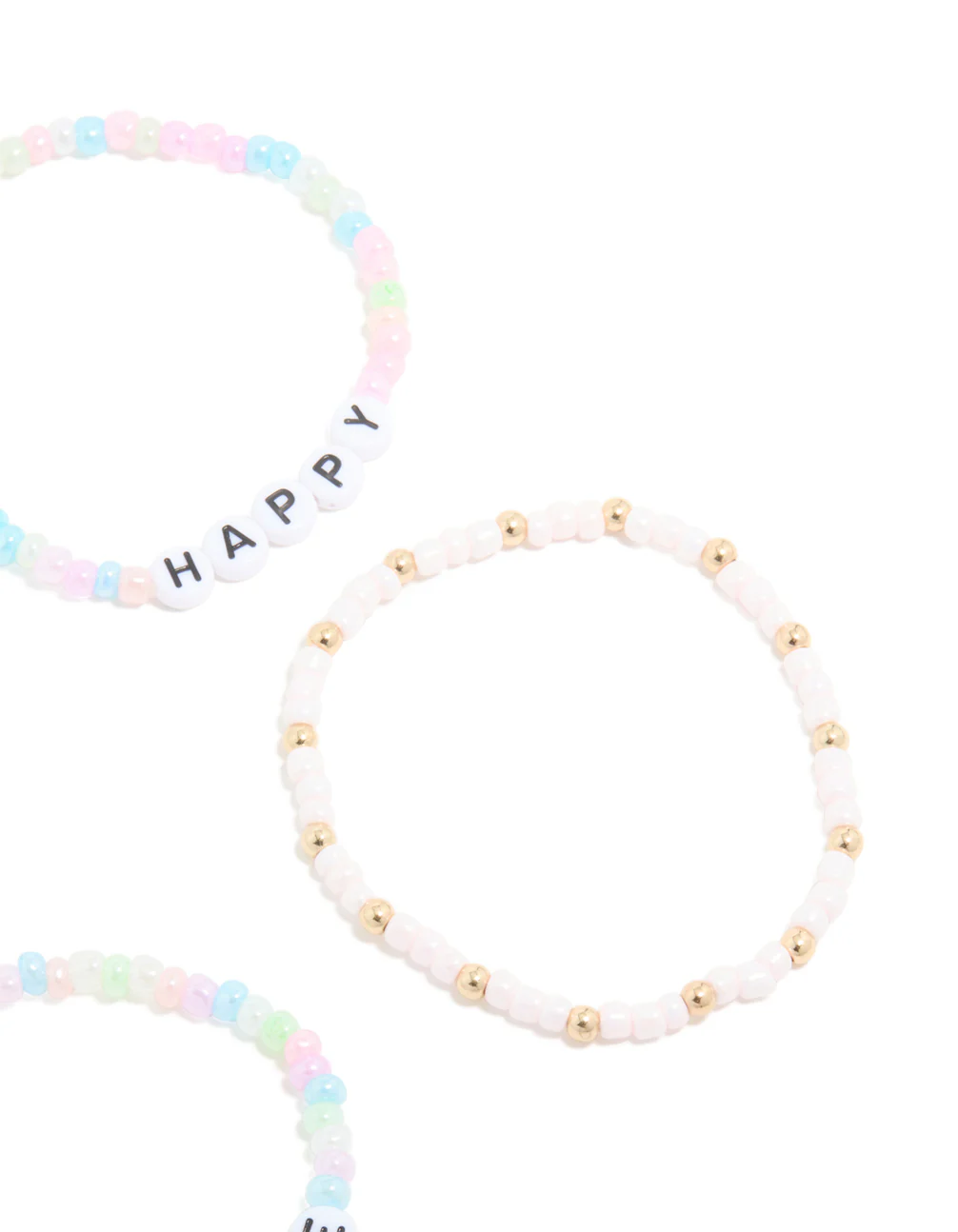 Kids Beaded Love Stretch Bracelet Pack - Image 3