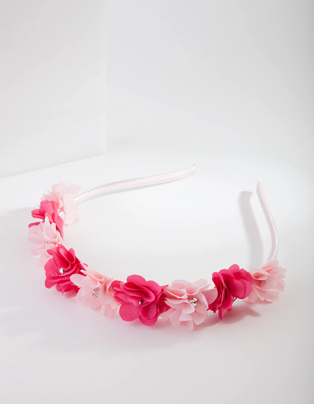Kids Pink Floral Headband - Image 2