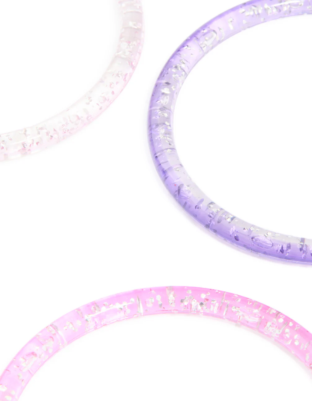 Kids Glitter Acrylic 5-Pack Bracelets - Image 2