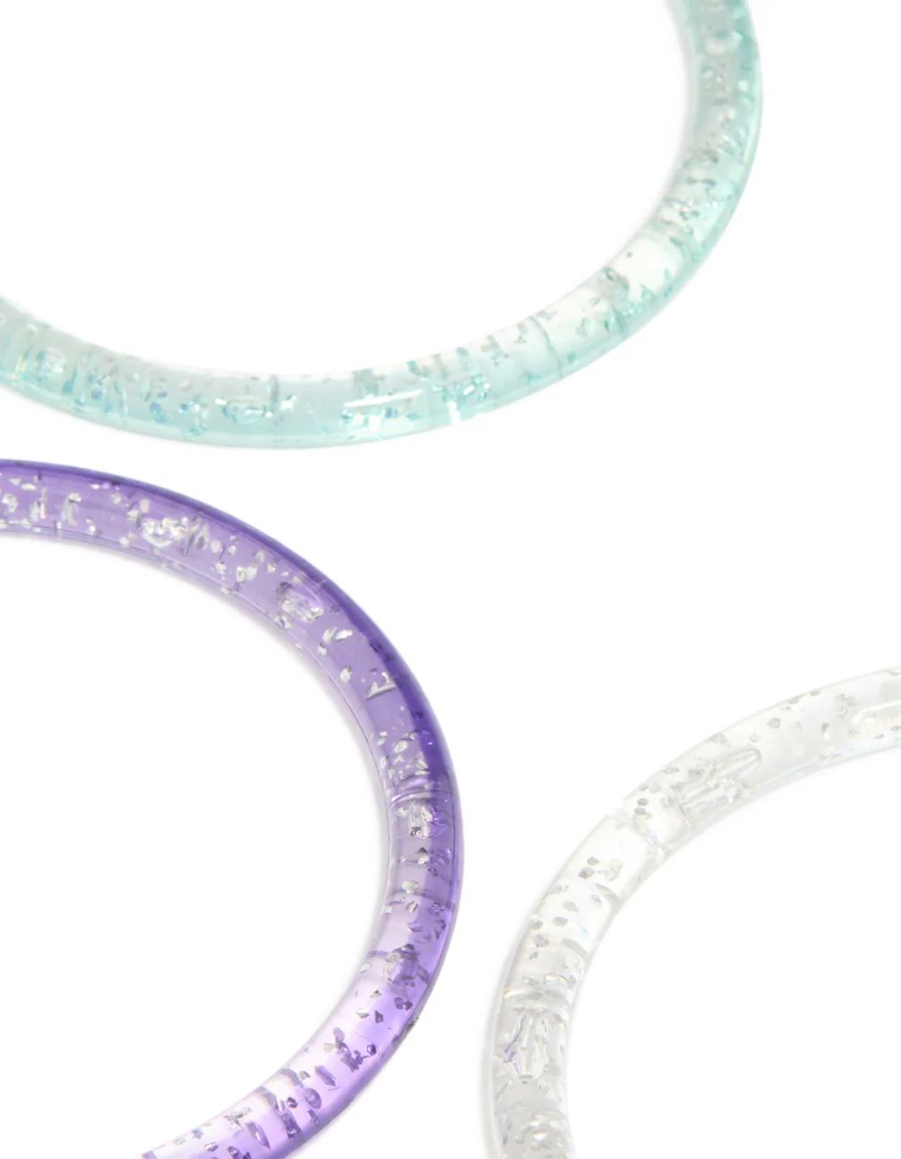 Kids Glitter Acrylic 5-Pack Bracelets - Image 3
