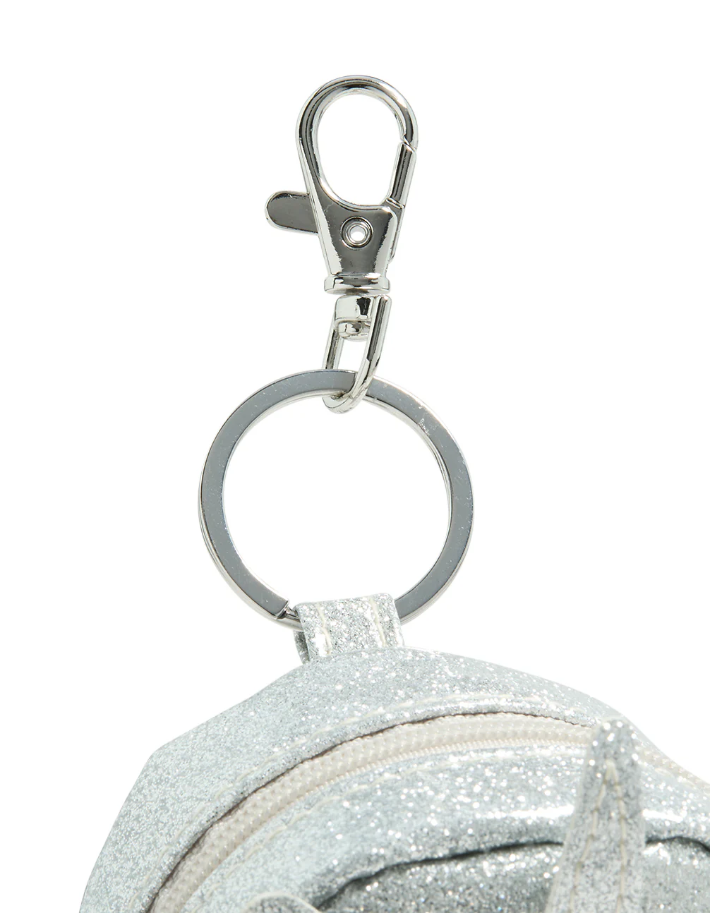 Kids Glitter PU Leather Fabric Unicorn Purse Key Chain - Image 3