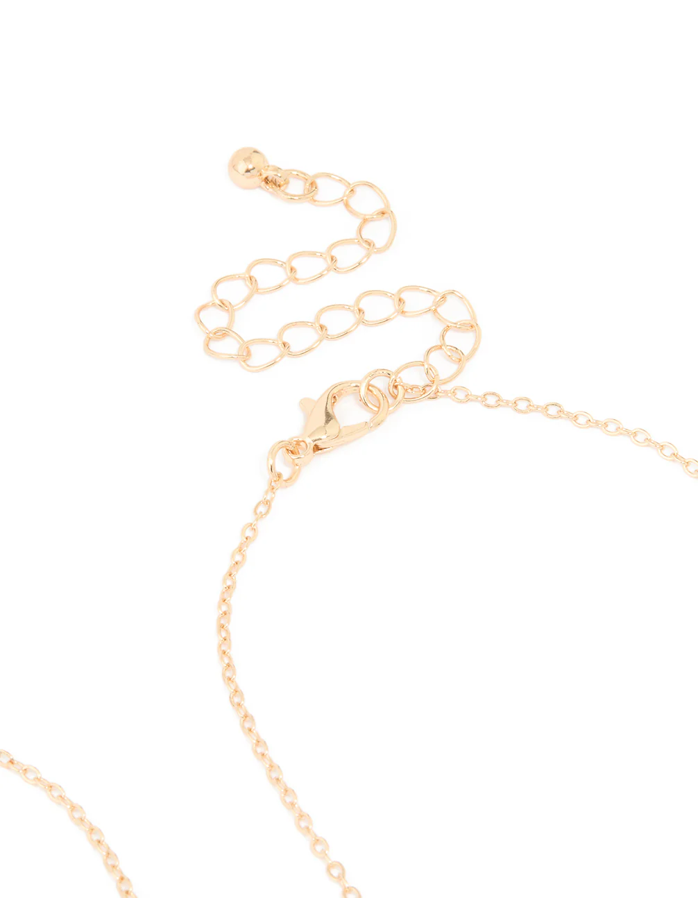 Kids Gold Santa & Reindeer Shaker Necklace 2-Pack - Image 3