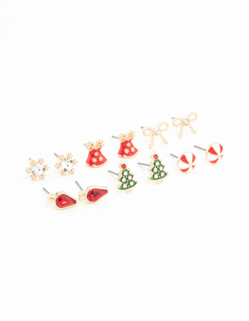 Kids Lolly & Bells Stud Earrings 6-Pack