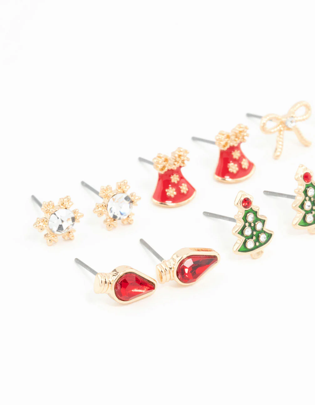 Kids Lolly & Bells Stud Earrings 6-Pack - Image 2
