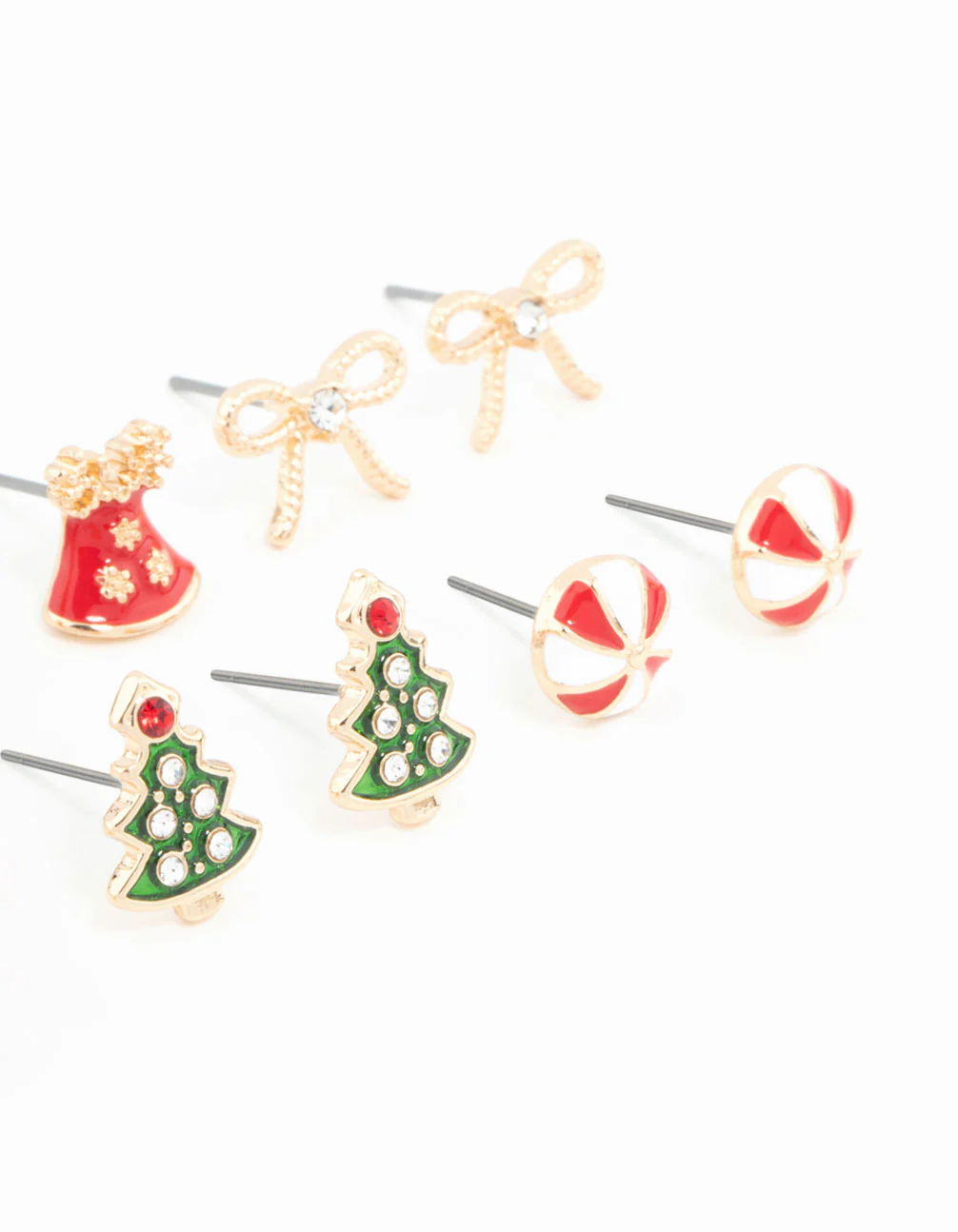 Kids Lolly & Bells Stud Earrings 6-Pack - Image 3