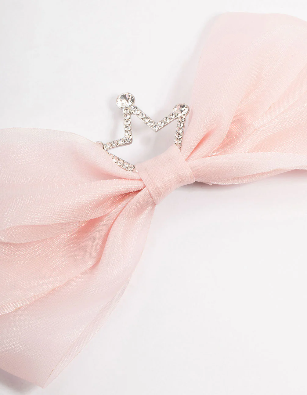 Kids Mixed Pink Tiara Bow Clip - Image 2
