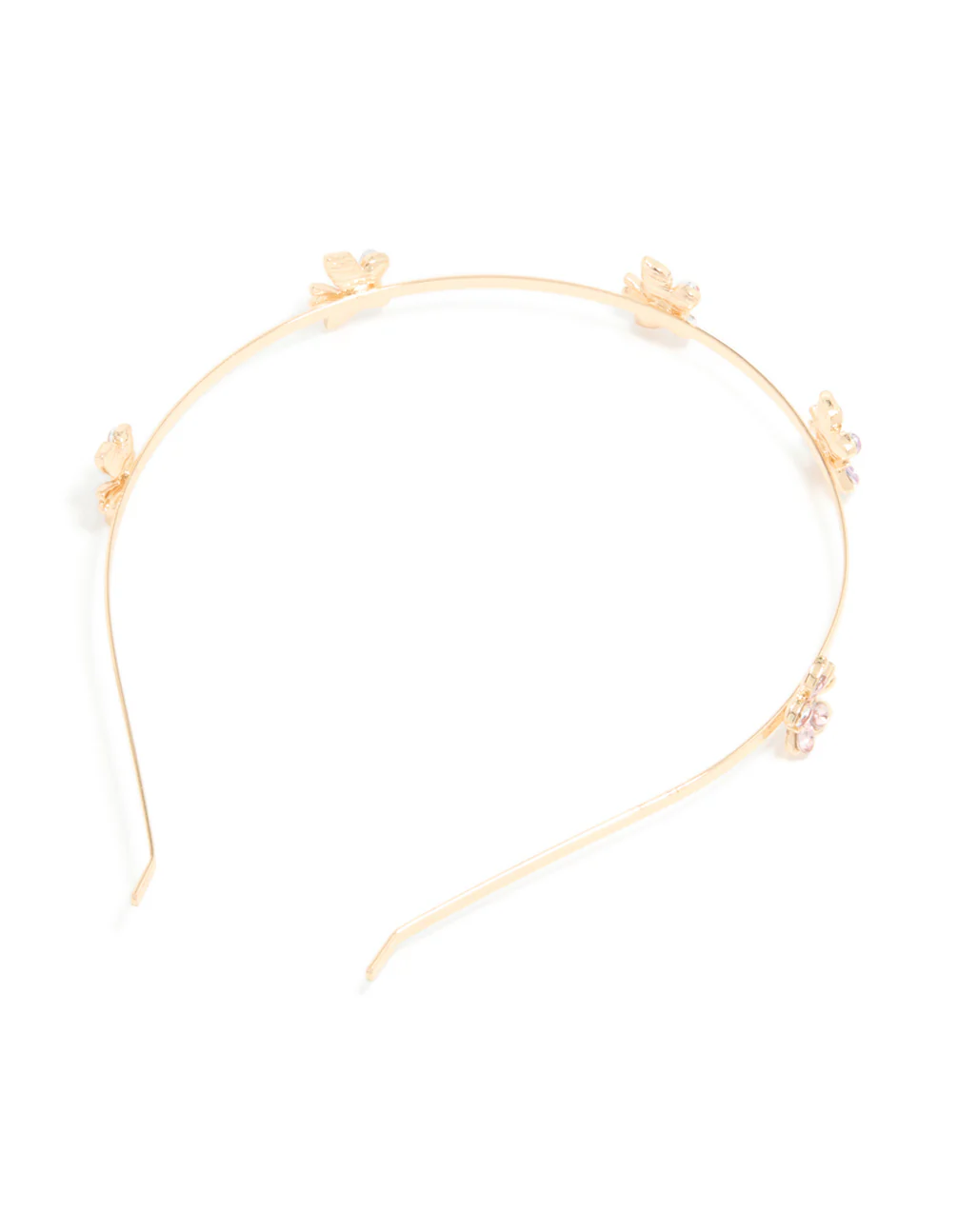 Kids Pink & Purple Butterfly Headband - Image 3