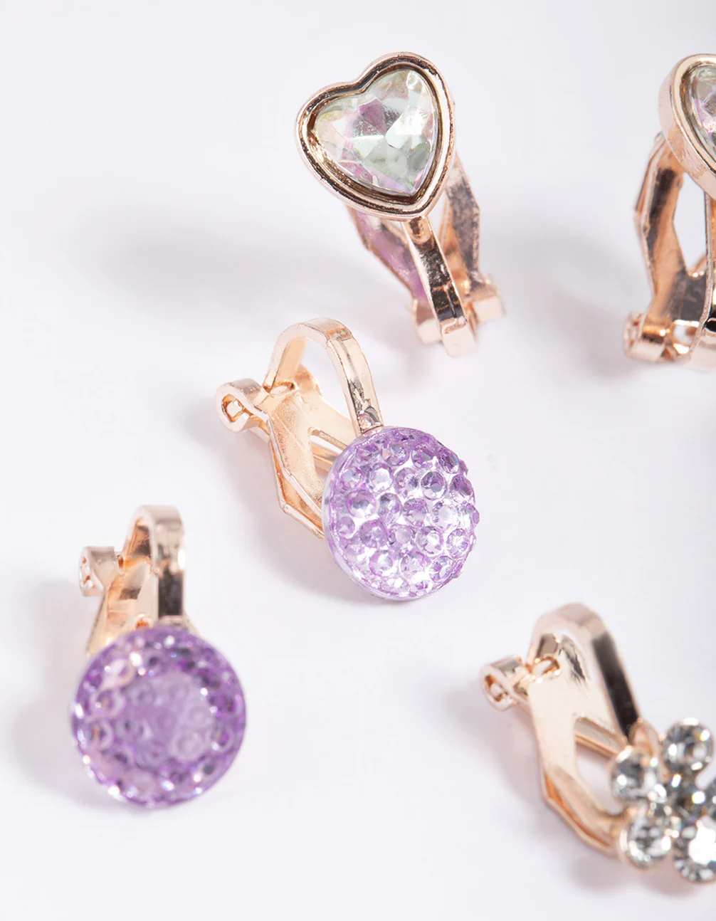 Kids Butterfly Clip-On Earring 5-Pack - Image 3