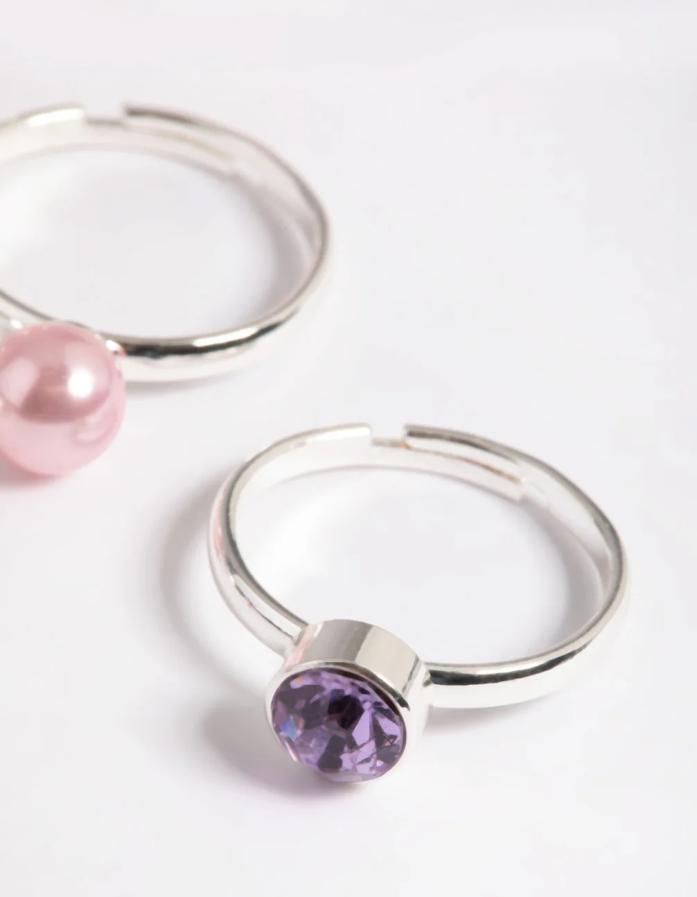 Kids Silver Animal Motif Ring 6-Pack - Image 3