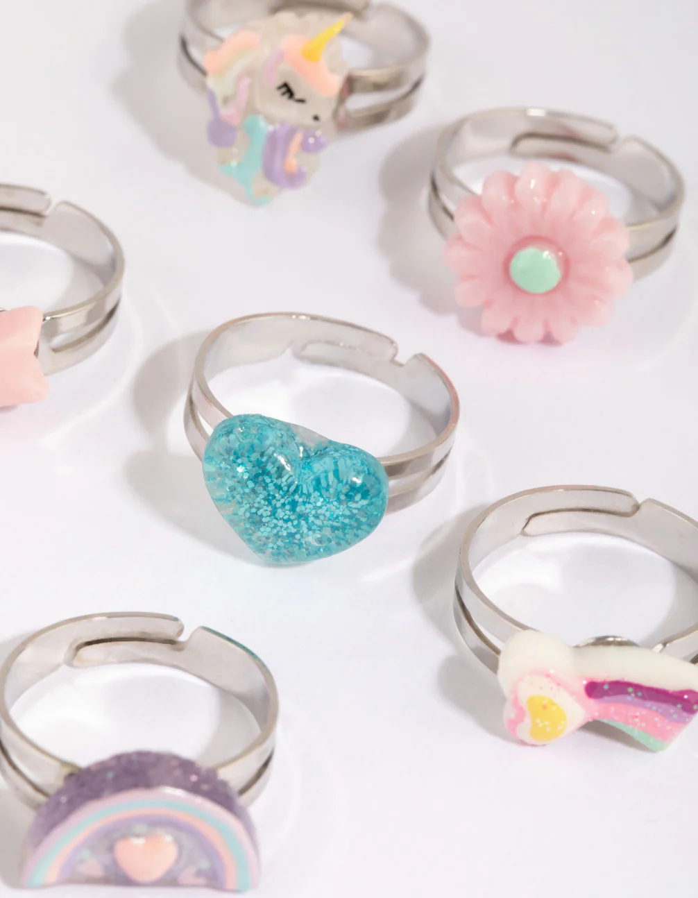 Kids Heart Ring 6-Pack - Image 2